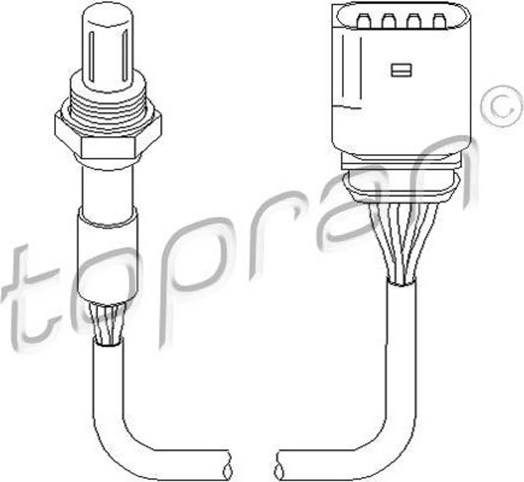 Sonde Lambda 111 604 TOPRAN : Stop Surconsommation Polo 6N Lupo