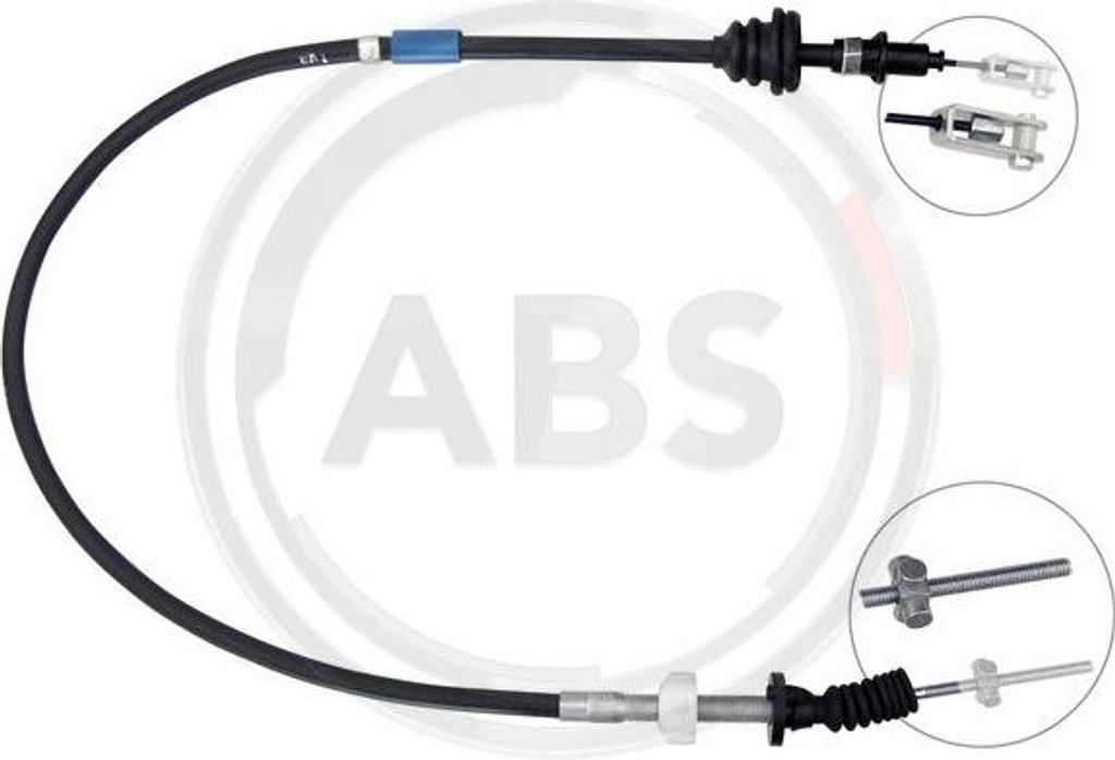 A.B.S. K28076 Seilzug, Kupplungsbetätigung OE 2150CN kompatibel mit Aygo, C1