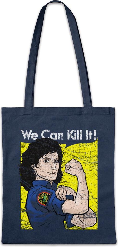 Urban Backwoods Ripley We Can Kill It, Stofftasche, Farbe: Navy