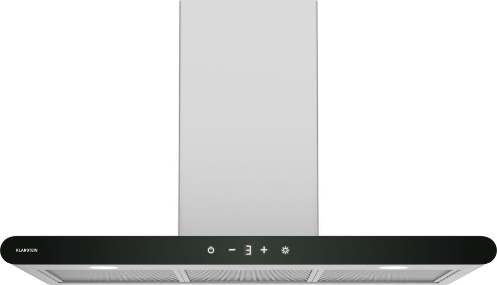 Klarstein CurveVent Dunstabzugshaube - 90 cm Wandhaube, 700 Produktbild 