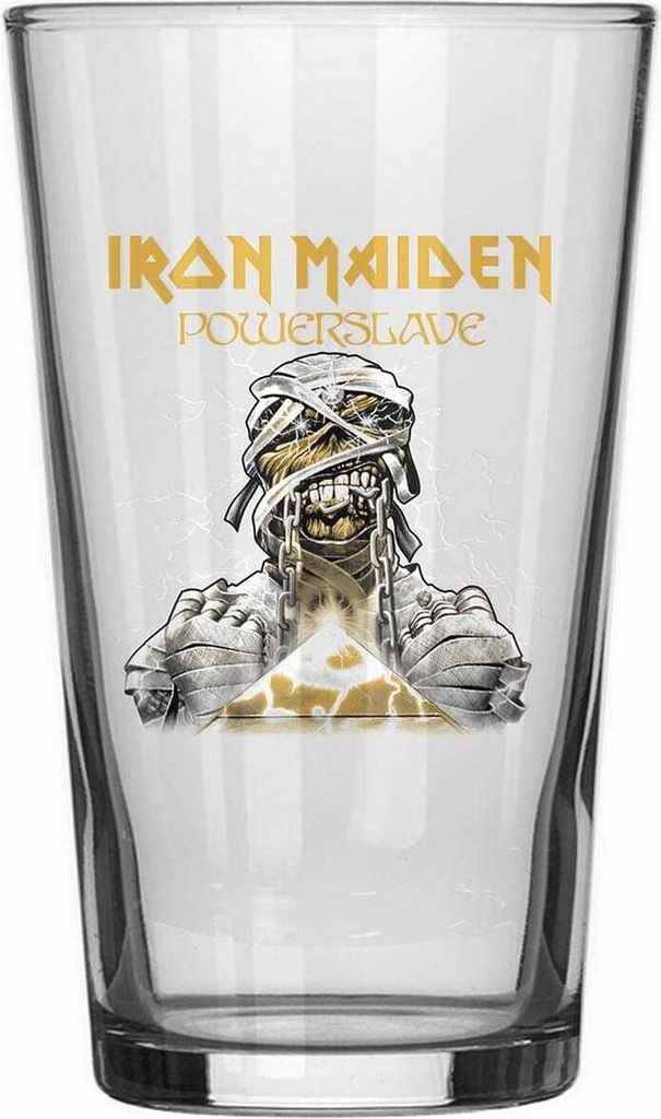 Iron Maiden Bierglas  Powerslave klar Standard Produktbild 