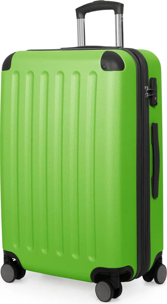 HAUPTSTADTKOFFER Spree 65cm Valigia Rigida Espandibile Verde Mela