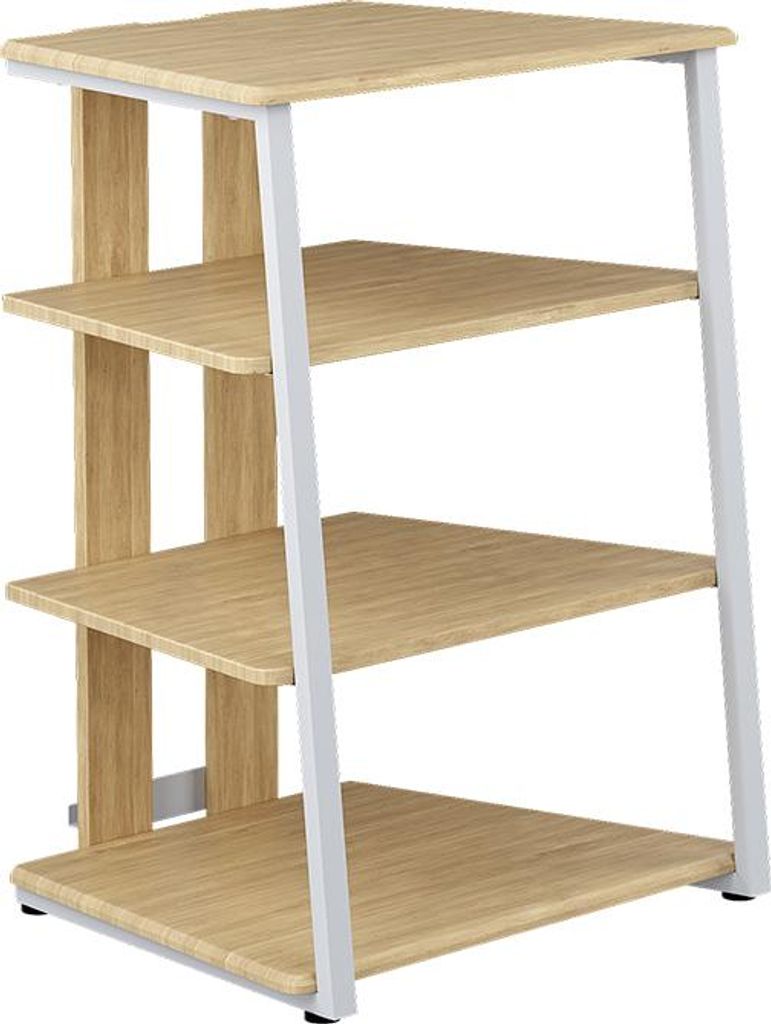Aufbewahrungsregal Vicco Tonar Sonoma/Weiß 61 x 78 cm 4 offene Ablageflächen, Model 57353