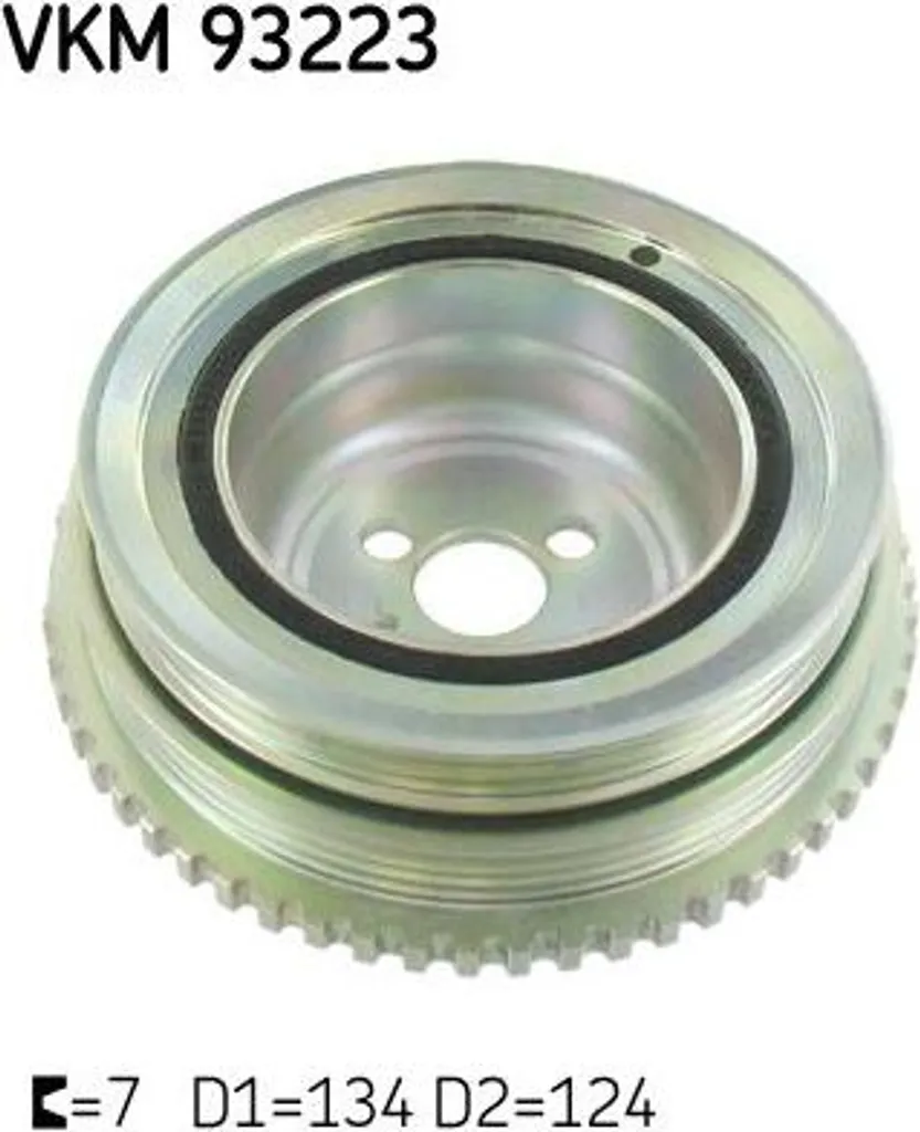 Poulie vilebrequin 55181189 pour réparation Fiat Doblo et Opel Combo