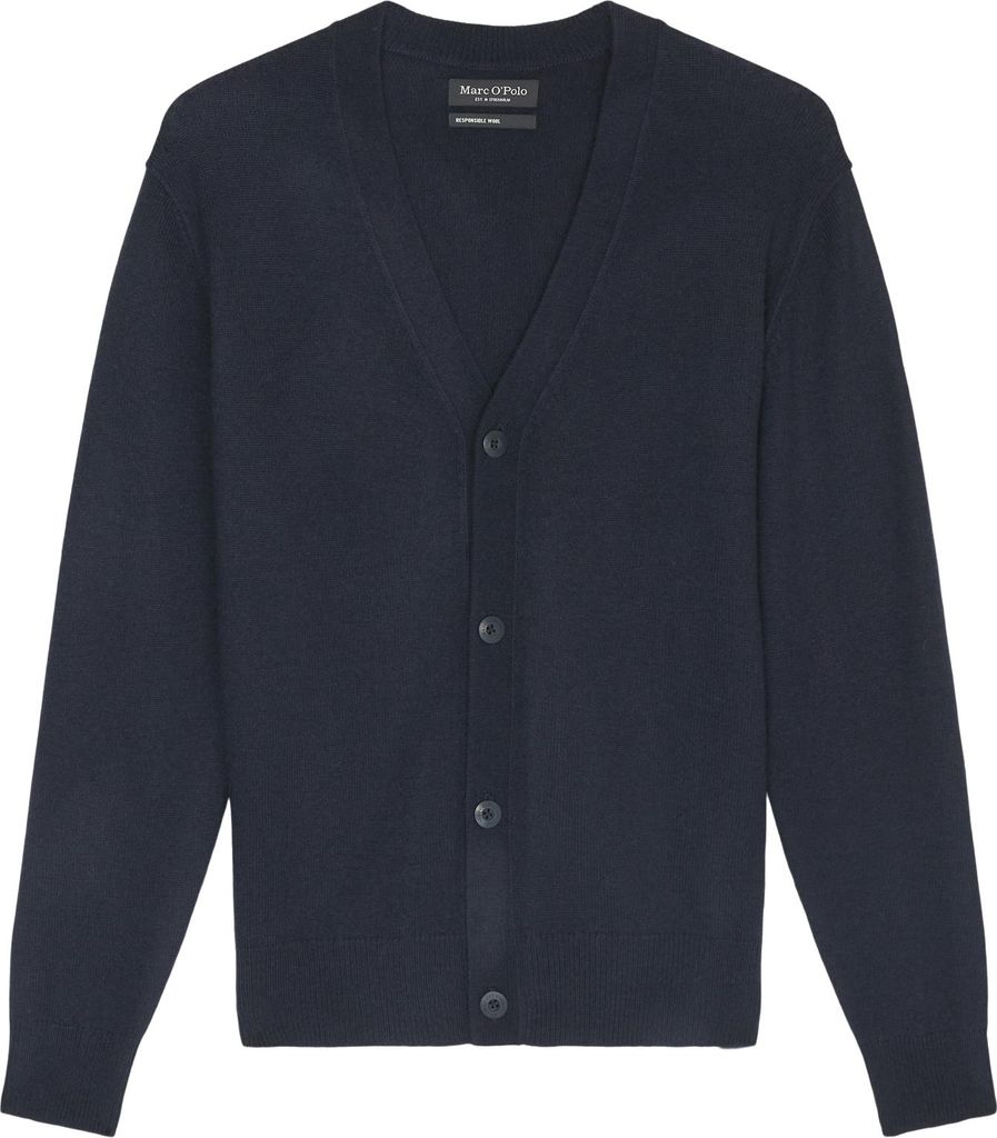 Marc O'Polo Strickjacke Regular Fit aus Lambswool-Blend mit Produktbild 