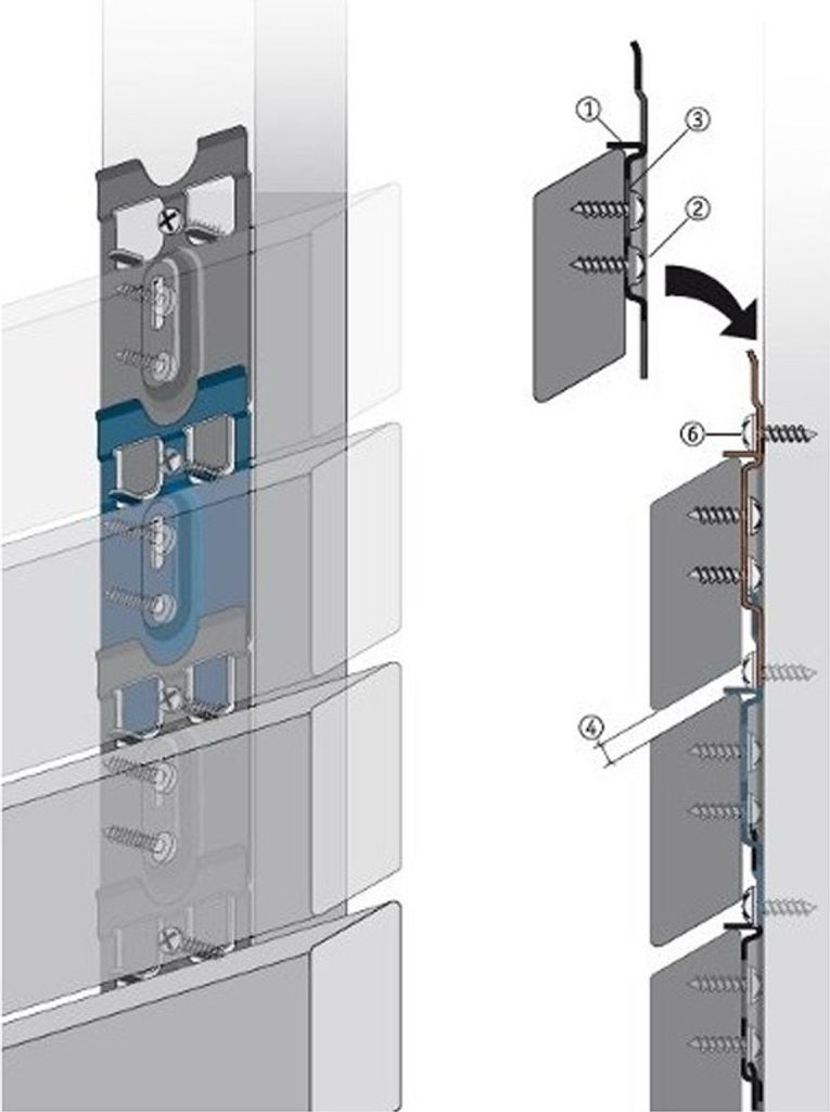HS24 Pan-Clips für Rhombusleisten B 65-70mm, 50 Stck/Pack, Produktbild 6