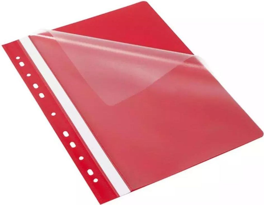 Budget-Ringbuch PP A4 mit Perforation, Evo, rot (25 Stück) – Bantex