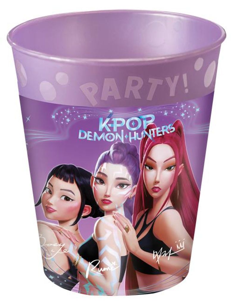 4 kubki imprezowe Kpop Demon Hunter wielokrotnego użytku Zdjęcie produktu 