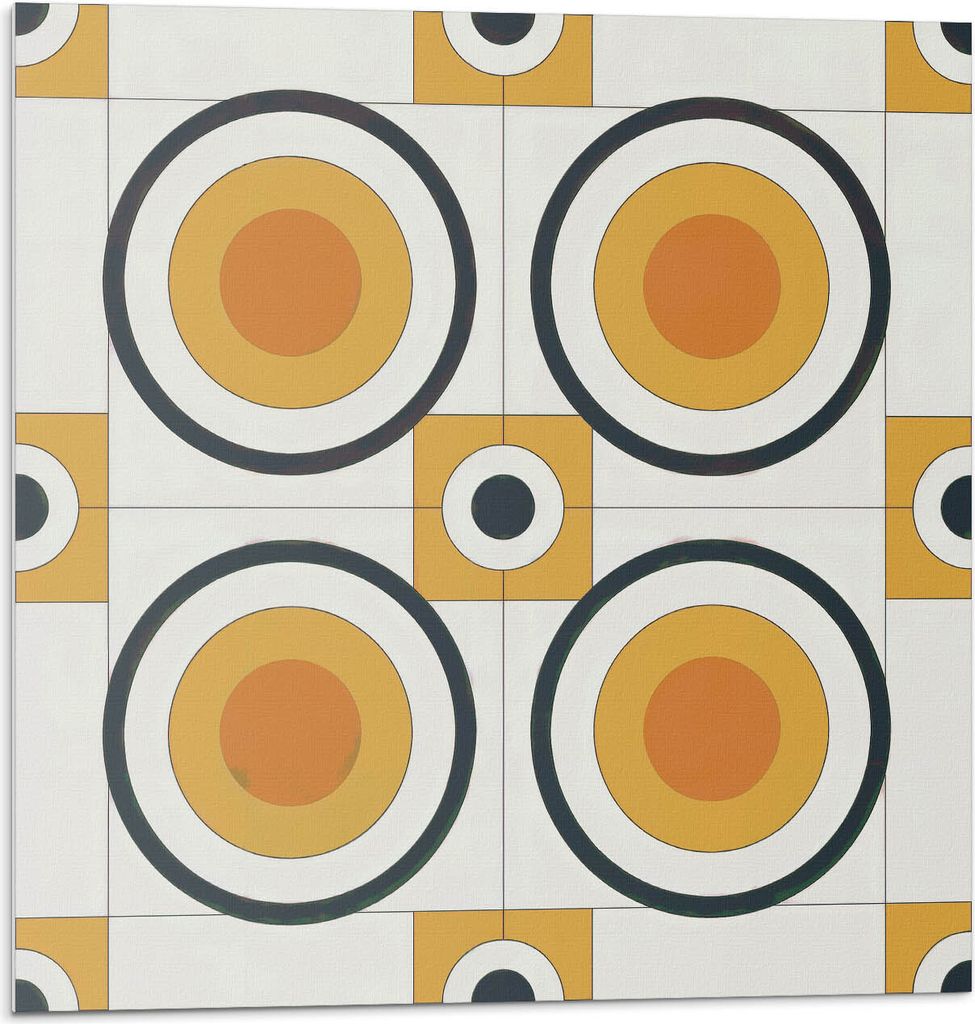 Geometrie Von Kreisen Und Quadraten – Selbstklebend – Wandverkleidung – Wandpaneel – Wanddeko – Dekorative Wandpaneele – 3D Wandpaneele...