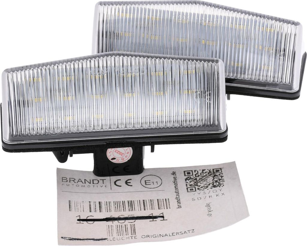 BRANDT AUTOMOTIVE Kennzeichenleuchten LED kompatibel mit Lexus CT 200h I 14-17 NX200t I 15-18 NX300 I 18-21 NX300h I 15-22 RX350 IV 15-22 RX350L IV...