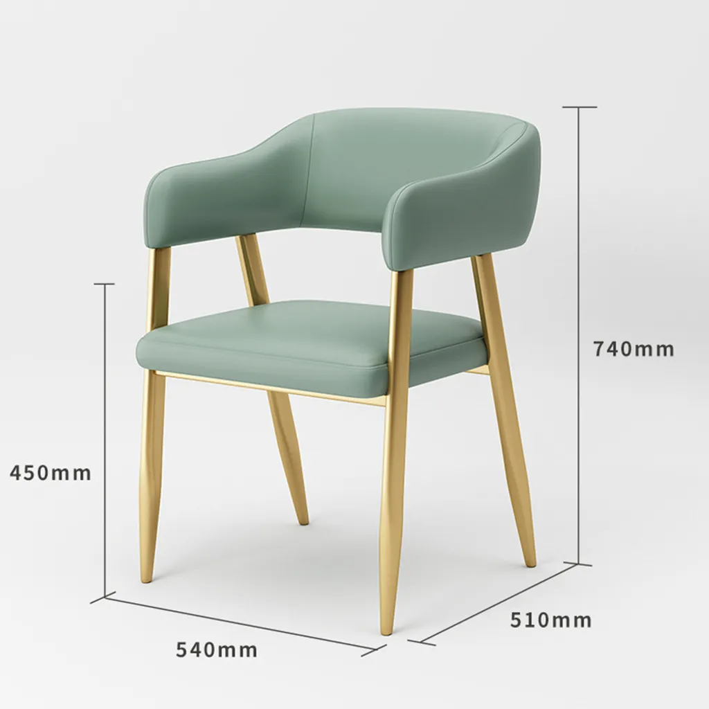 Chaise Robuste et Design Vert Clair 360Home pour Rénovation Restaurant