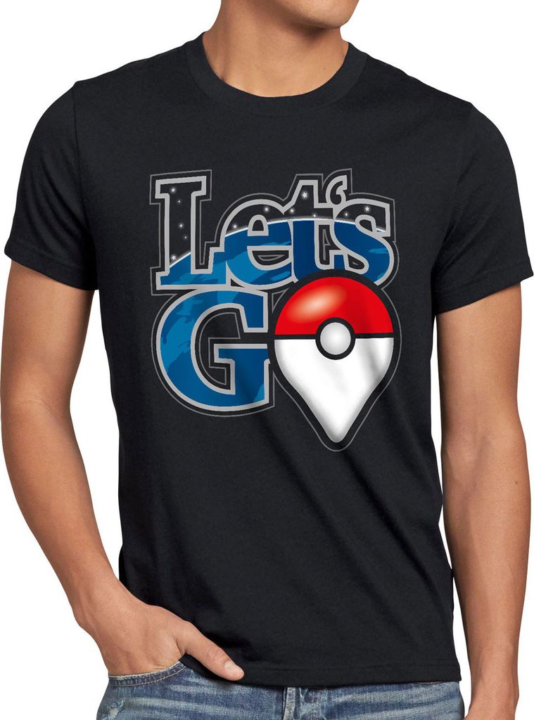 A.N.T. Let's Go Mosterball Herren T-Shirt monster spiel online