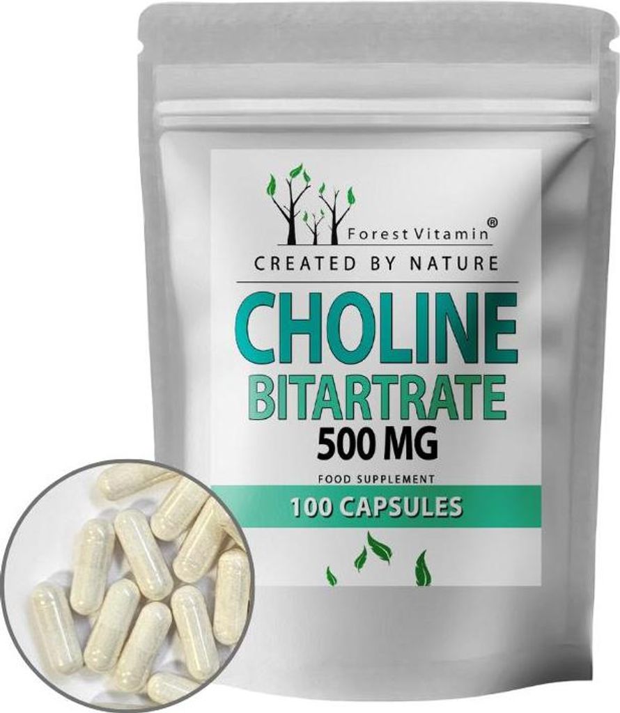 Forest Vitamin CHOLINE Cholin-Dihydrat 500 mg 100 Kapseln Produktbild 