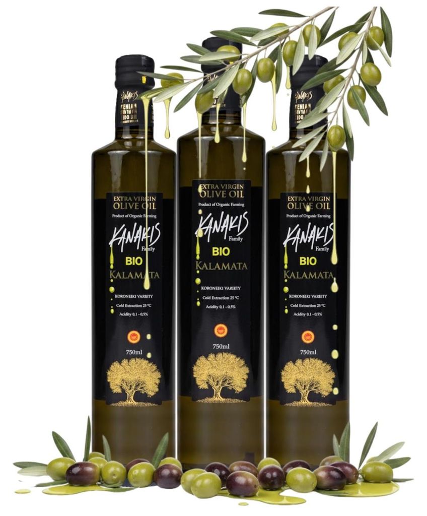 Kanakis | Olivenöle 3x750 ML - Kaltgepresst - Aus Produktbild 