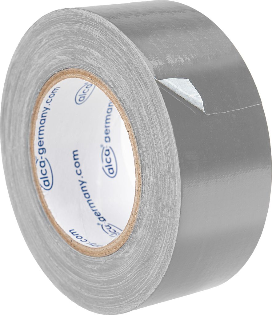 alca Reparatur Montage Klebeband silber Power Tape ca. 0,2 mm x 50 mm x 50 m wasserfest selbstverschweißend starke Klebkraft extra reißfest