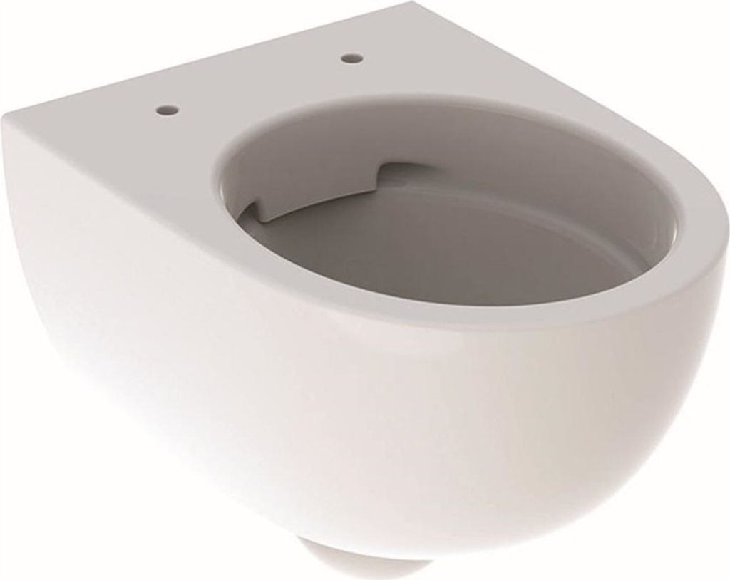 Geberit Renova Compact Wand-WC Tiefspüler, 500377, verkürzte Ausladung, rimfree, geschlossene Form, 500.377.01.8