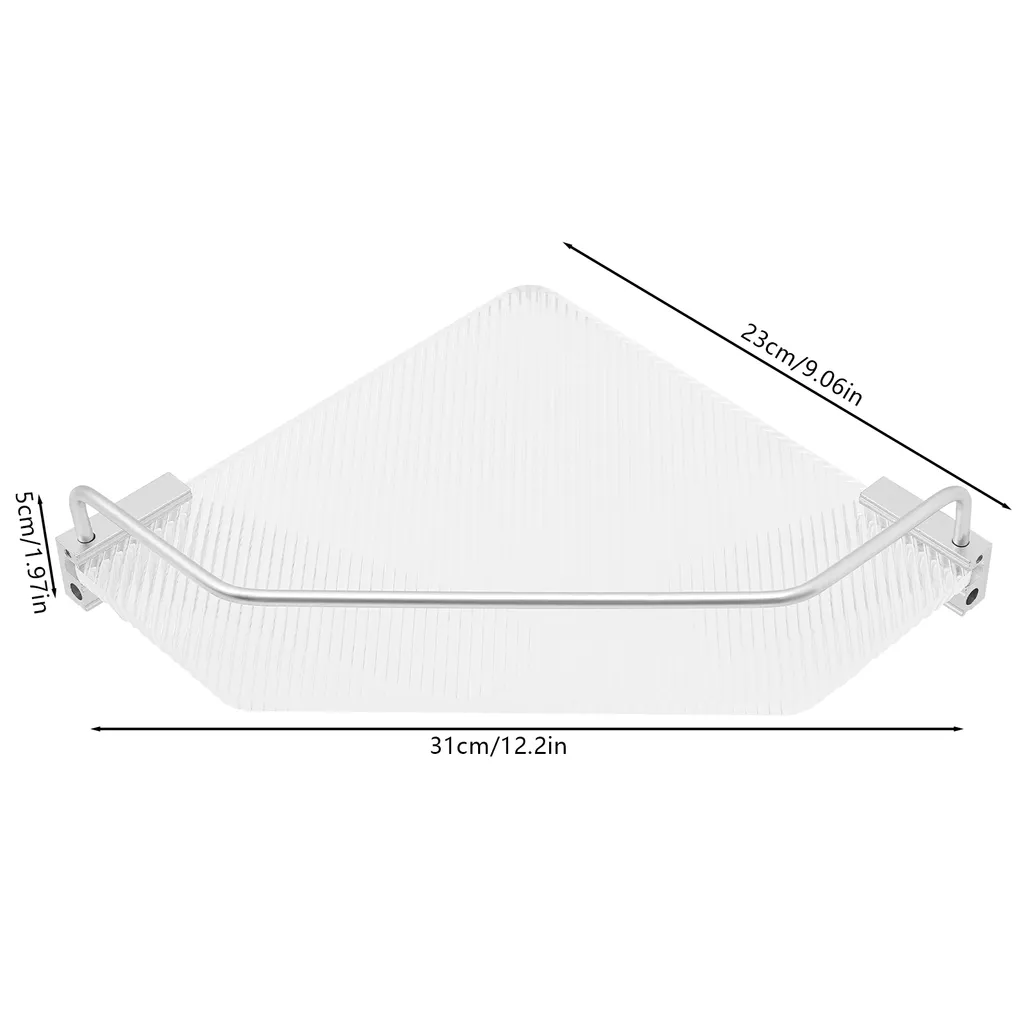 Étagère d'angle de douche sans percer pour optimiser votre rangement - 3