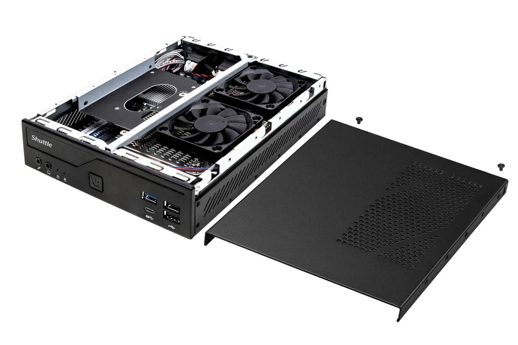 Mini PC Barebone Shuttle DH610 Intel H610 DDR4 Format Slim Noir - 8
