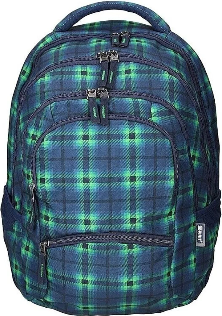 Sac à dos scolaire vert SPIRIT HARMONY pour transporter vos cours A4