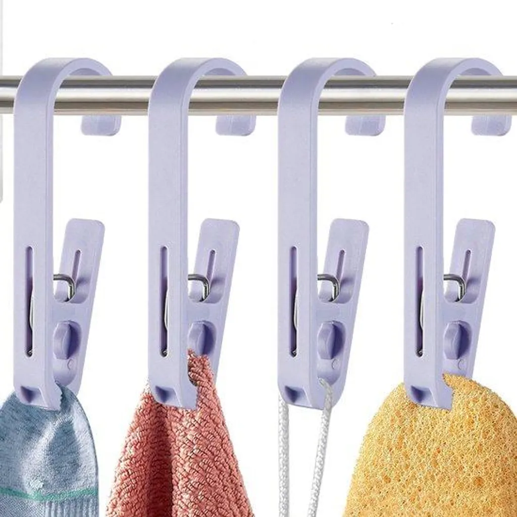 Pinces à vêtements suspendre avec crochets résistants salle de bain