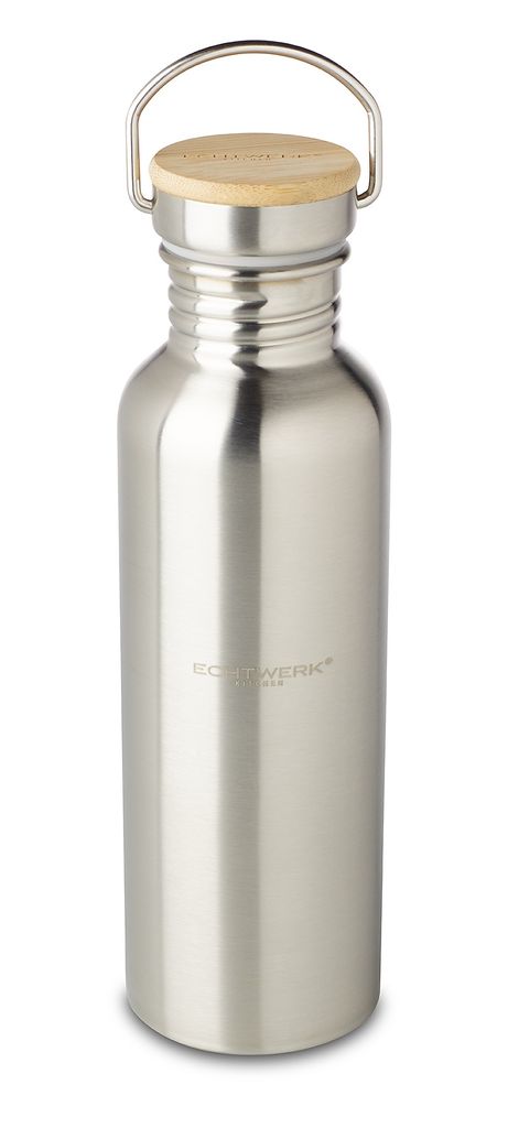 Echtwerk Praktische Trinkflasche aus hochwertigem Edelstahl Produktbild 