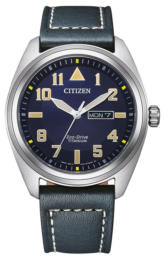 Citizen BM8560-45L Eco Drive Uhr Herrenuhr Lederarmband Produktbild 