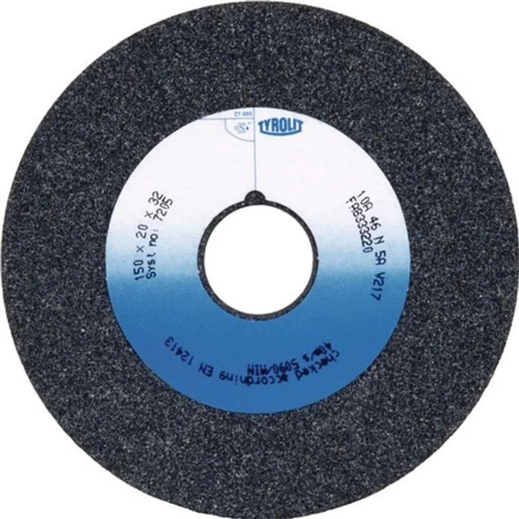Mola Tyrolit 200x25x32 Grana 60 NK - Disco Abrasivo per Acciaio e HSS