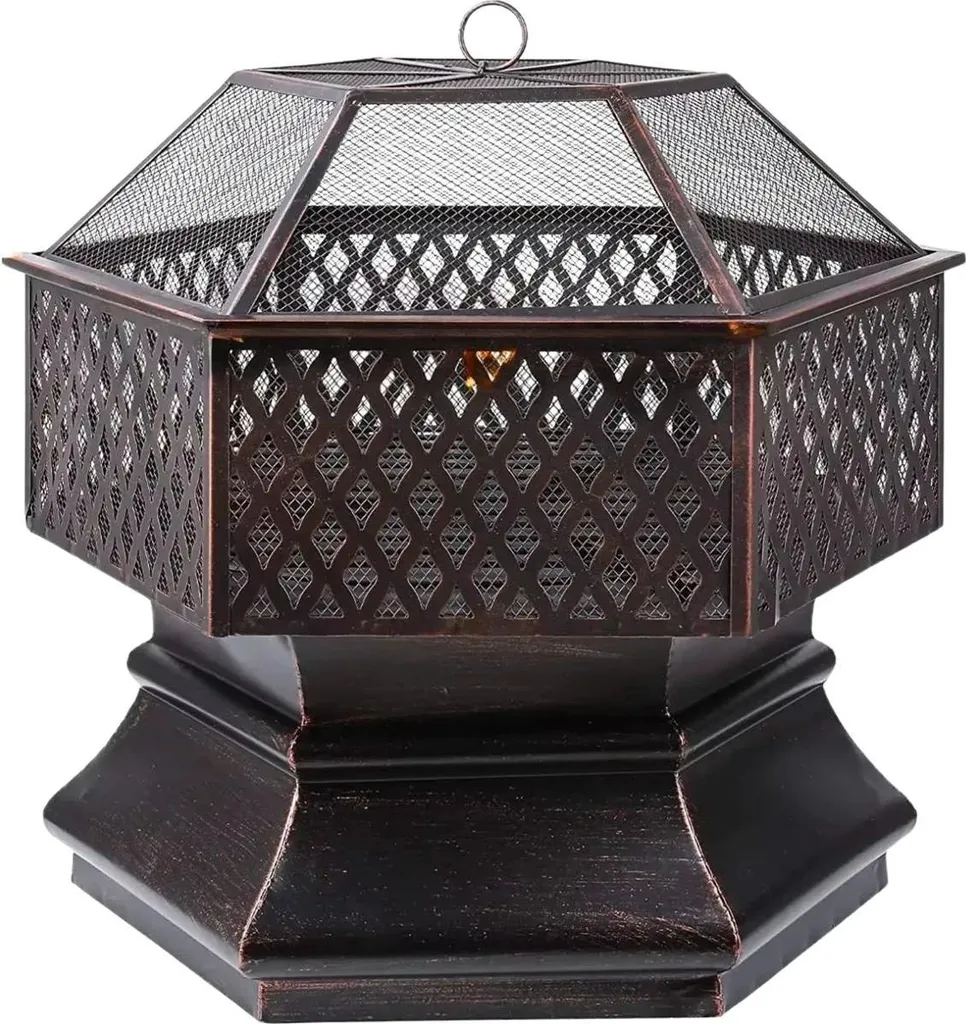 Barbecue de jardin pour soirée d'été - Brasero de terrasse 76 cm Zyrell