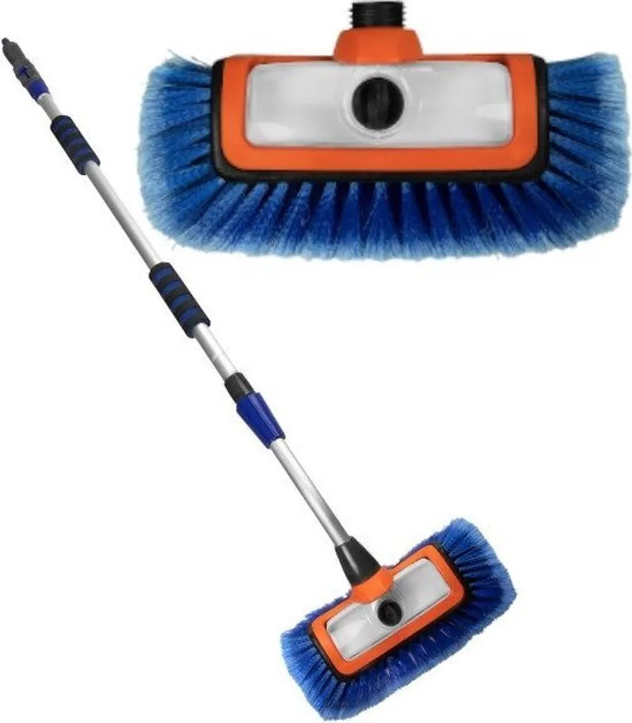Brosse de Lavage Anti-Rayures 165cm avec Distributeur : Finis les Seaux