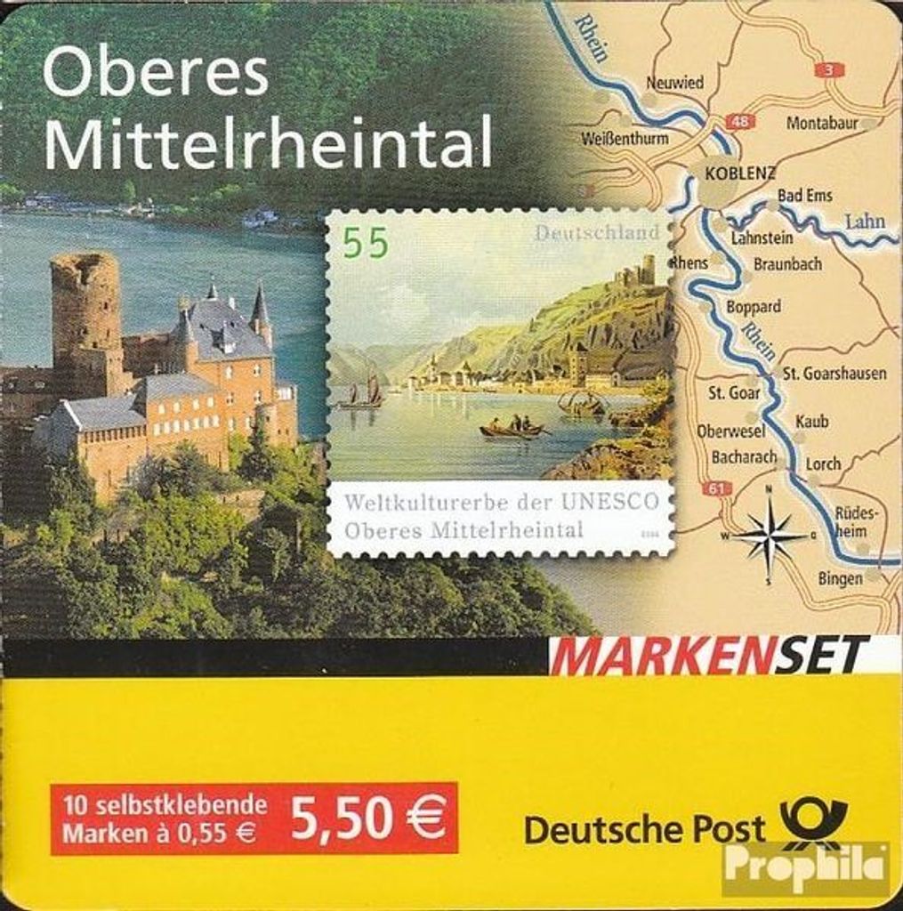 Briefmarken BRD (BR.Deutschland) 2006 Mi MH63a (kompl.Ausg.) postfrisch Kulturerbe