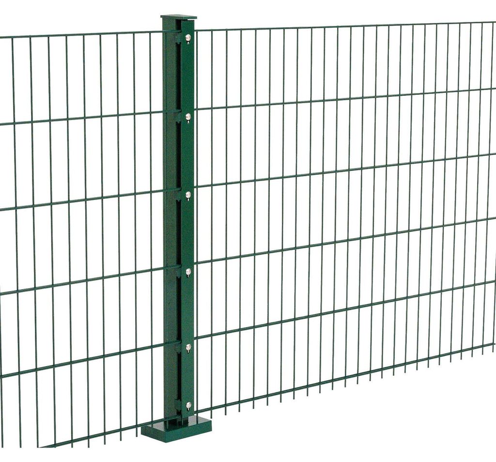 Doppelstabmattenzaun David 6/5/6 mm - Ausführung: grün Produktbild 