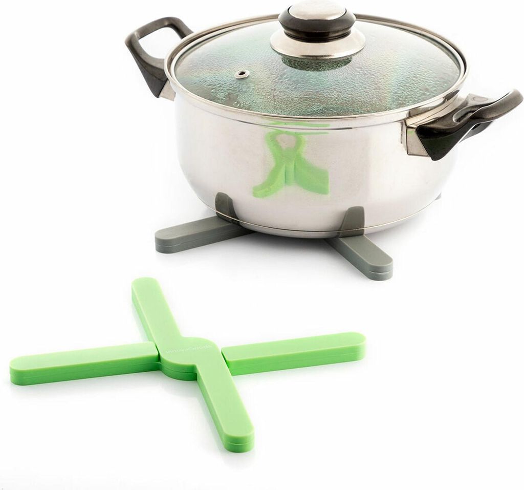InnovaGoods Untersetzer de Silikon, Multifunktionaler Untersetzer, Hochtemperaturbeständig, geeignet für Topf, Schnellkochtopf, Bratpfanne. Kü...