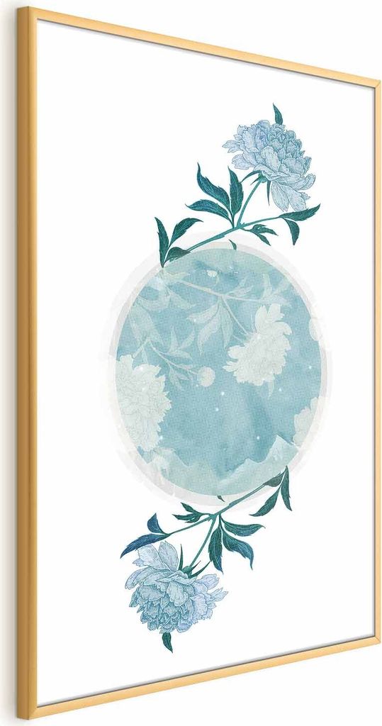 Posterpapier Poster - Flowering Planet 40x60 cm Blumen b-C-0323-ao-a