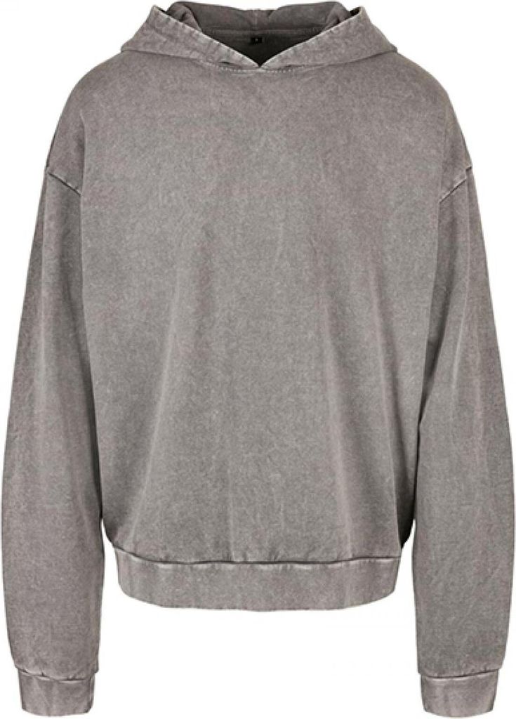 Build Your Brand BY191 | Acid Washed Oversize Hoody XS bis 5XL - Farbe: Asphalt - Größe: S