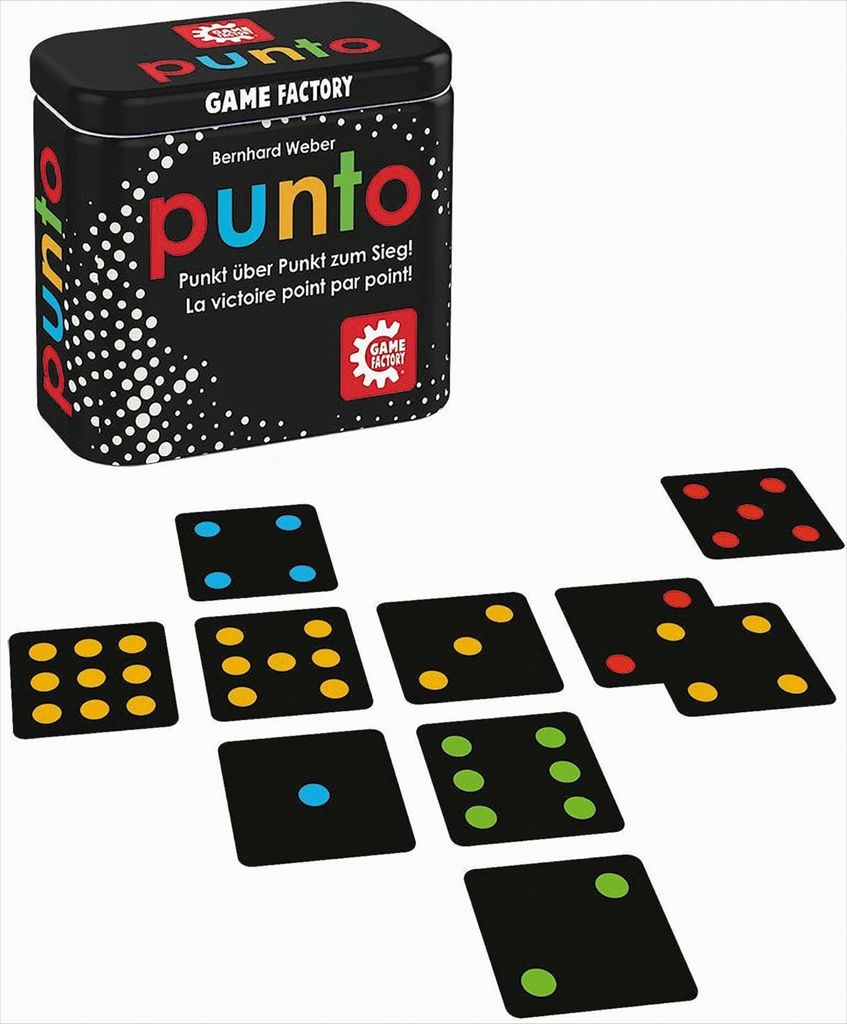 Punto, mini gioco di carte in una pratica scatola di Immagine del prodotto 