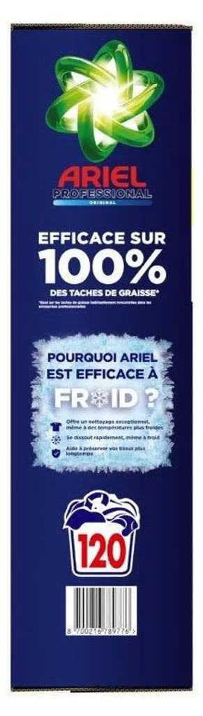 Lessive en Poudre Détergent Ariel Professional 6,6 kg Format Familial - 4