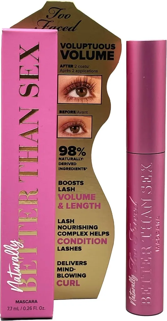 Mascara Too Faced Better Than Sex Naturally: Recensione e Prezzo Online