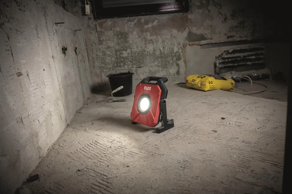 Éclairage de chantier LED FLEX pour rénovation intérieure 18V nu - 9