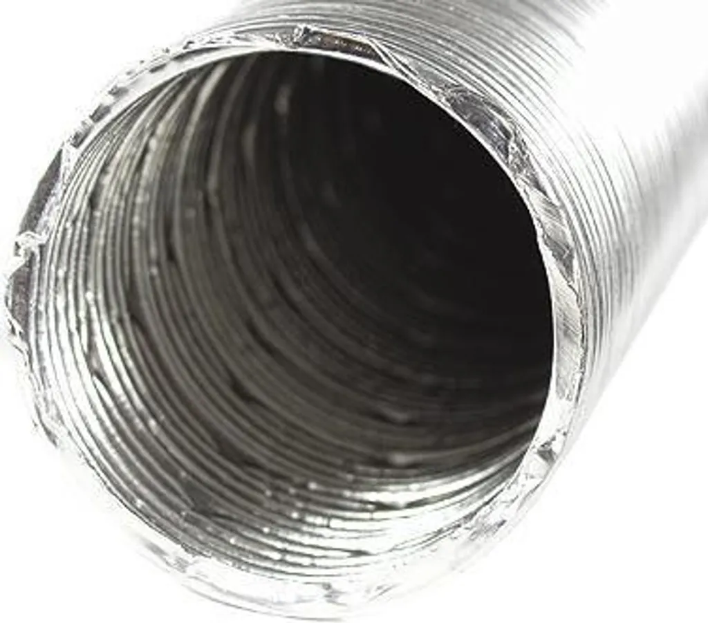 Gaine flexible en aluminium Ø 45 mm pour transfert d'air haute température