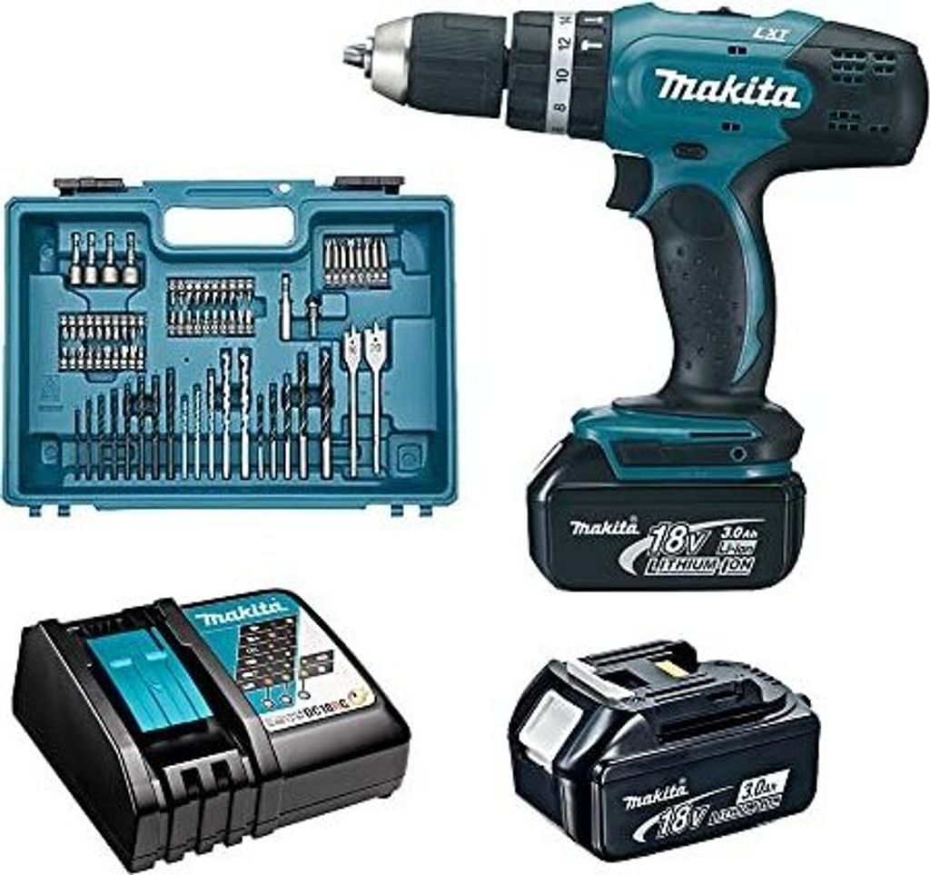 Makita DHP453RFX4 Marteau perforateur avec 2 batteries 18 V Image du produit 