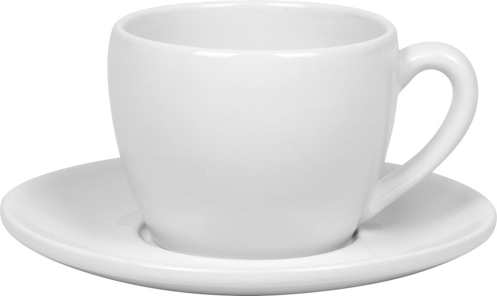 KÖNITZ Coffee Bar Kaffeetasse mit Untertasse 200 ml, weiß