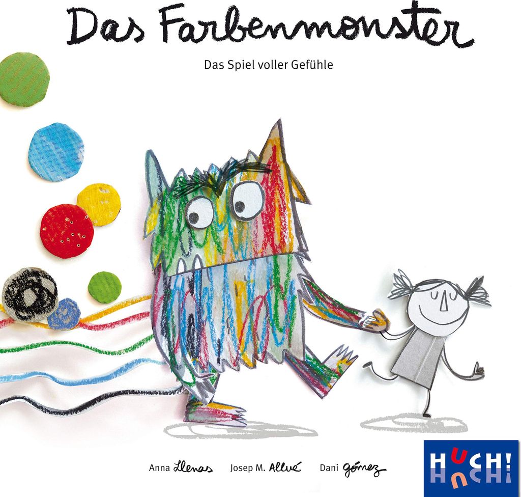 HUCH! 880550 Das Farbenmonster-Das Spiel voller Gefühle, Produktbild 
