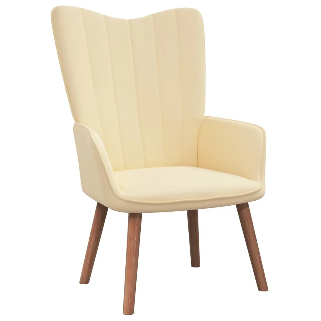 Poltrona Relax The Living Store Cremeweiß Velluto | Eleganza da Salotto - 1