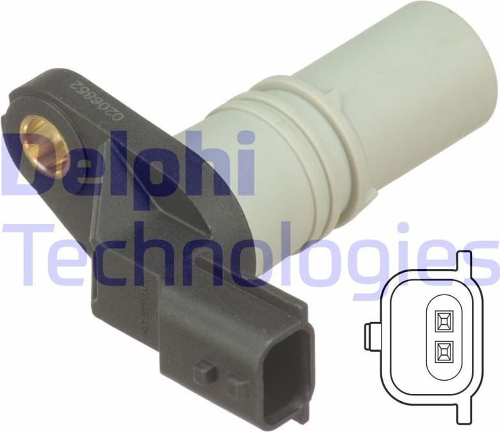 DELPHI SS11244 Impulsgeber, Kurbelwelle OE 2401116482R kompatibel mit Megane, Scenic, Thalia, Twingo, Wind, Clio, Sandero, Logan, Duster