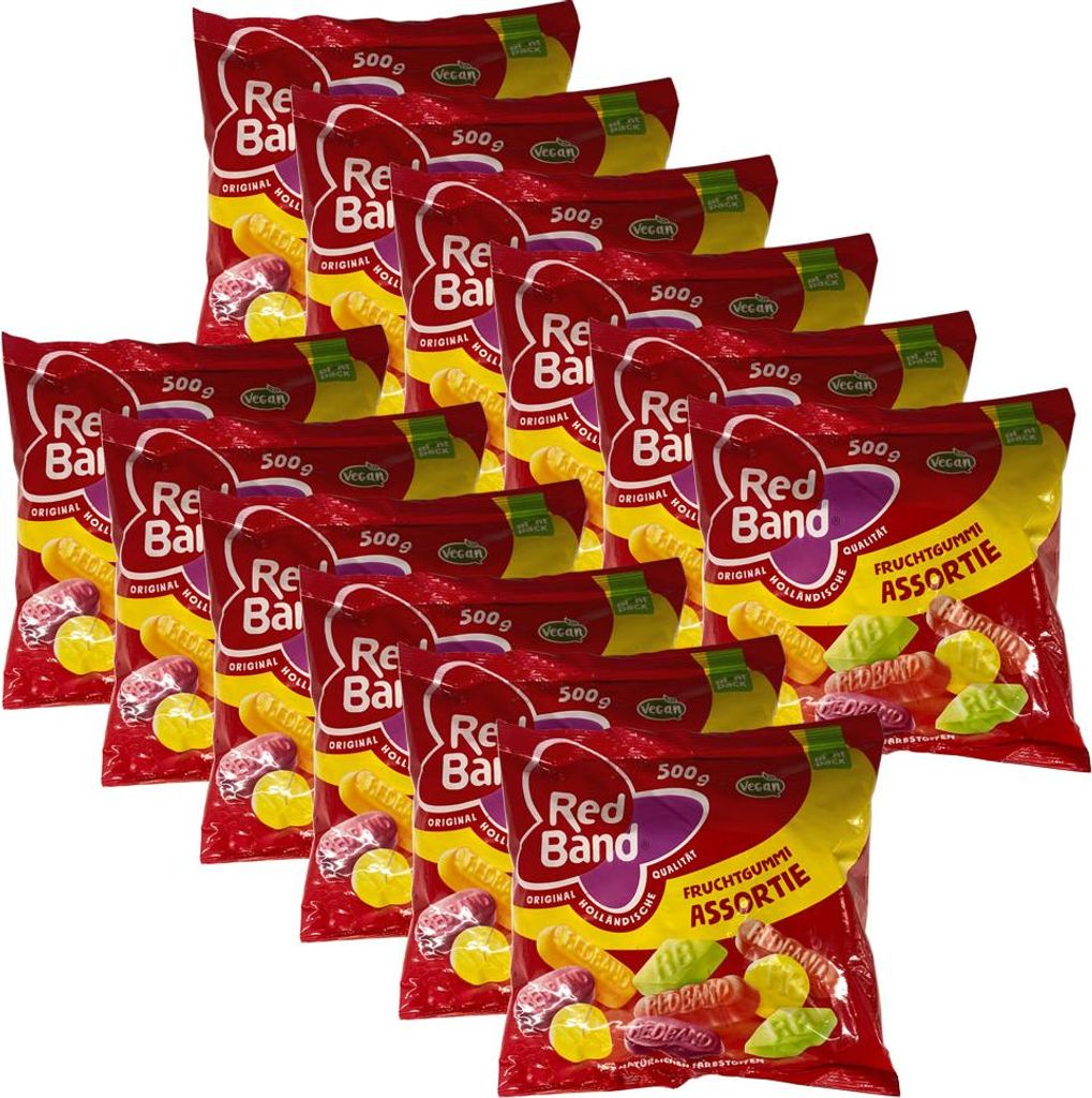 Red Band Fruchtgummi Assortie Family Beutel 12x 500g Produktbild 