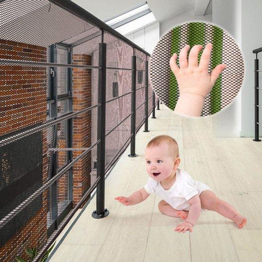 Ibenzoa® veiligheidsnet voor trappen en leuningen – 3 m x Productafbeelding 