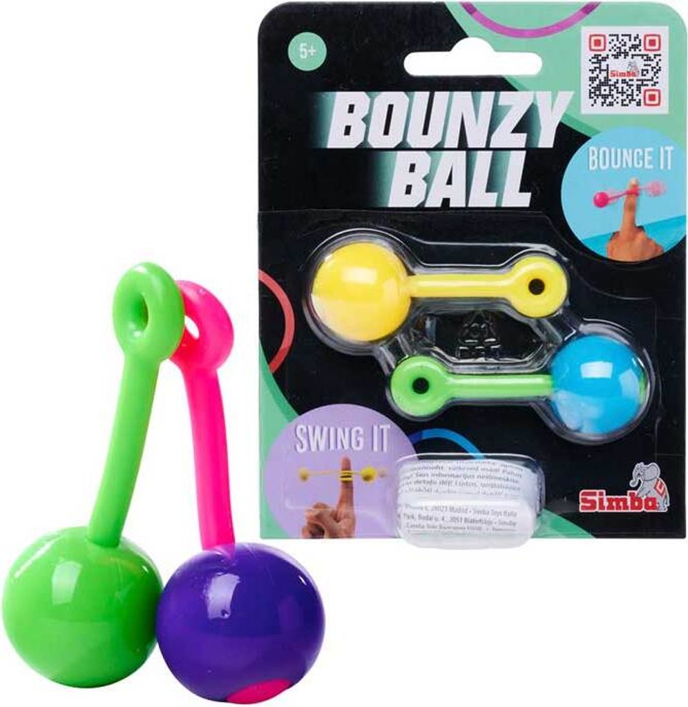 SIMBA Bounzyball Doppelpack, 3-sort. 0