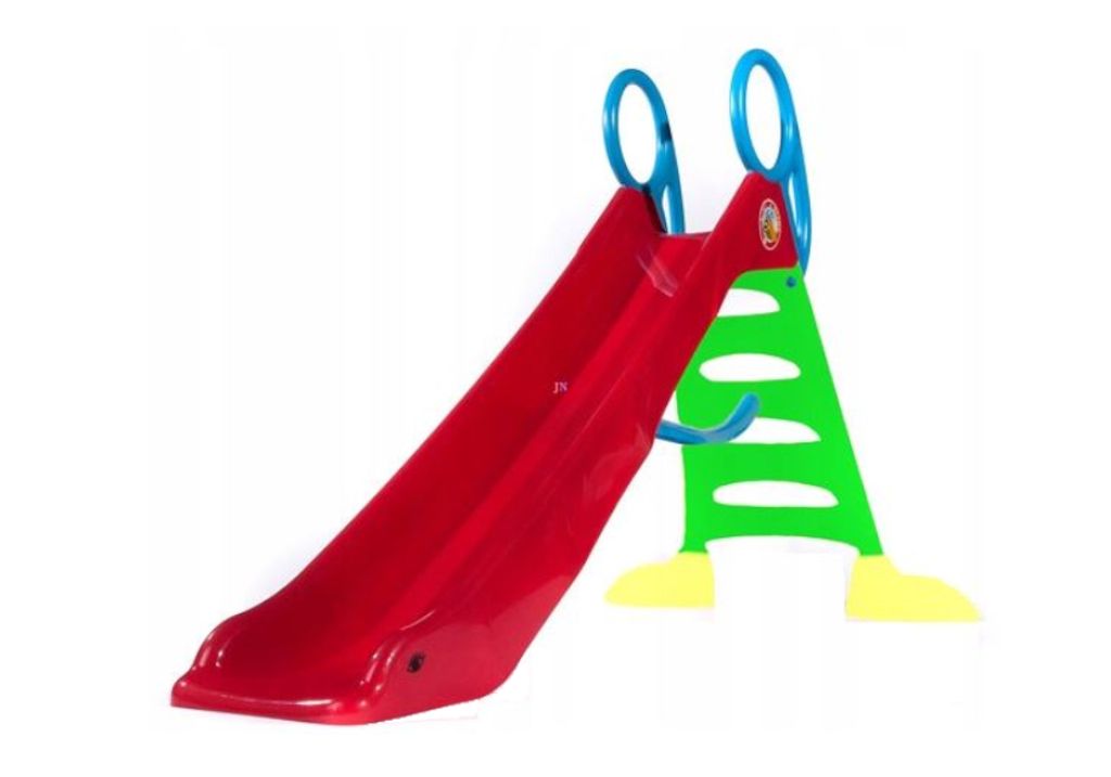 Dohany 2in1 Kinder Rutsche Wasserrutsche freistehend Rutschlänge 200 cm rot/grün 