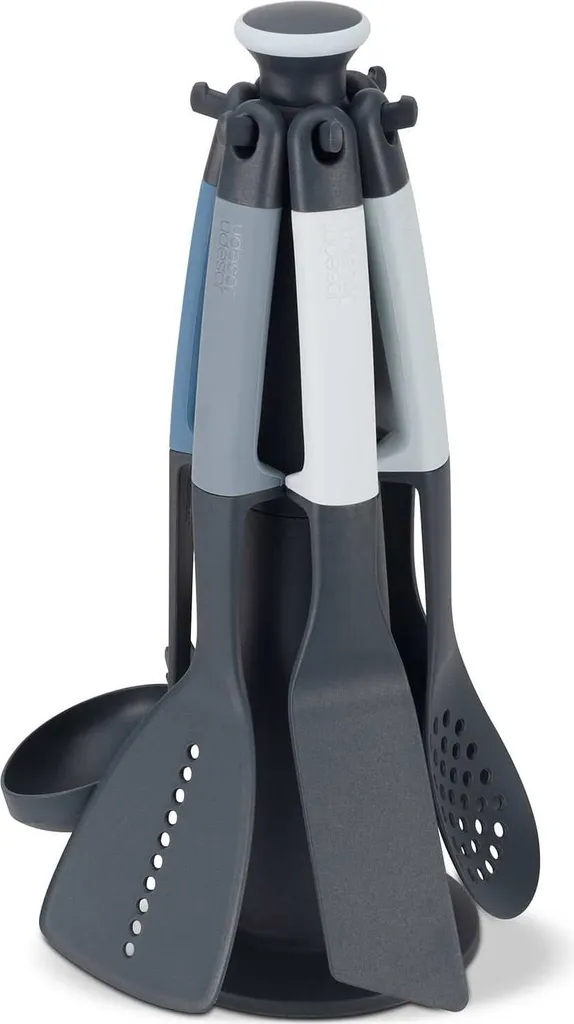 Kit 6 Spatole Joseph Joseph Elevate Sky: Nylon Anti-Graffio e Calore