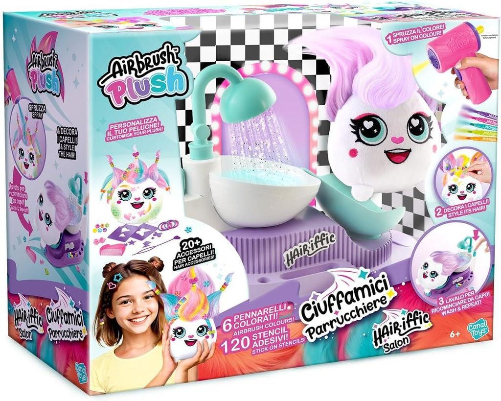 Rocco Giocattoli 20290114, Haarfarbe für Kinder, 6 Jahr(e), Mehrfarbig